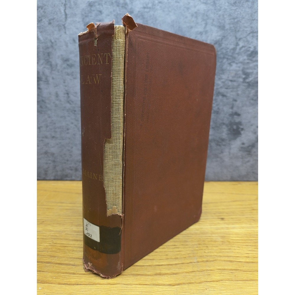 Ancient Law vintage book 1887 5th edition